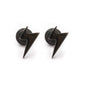 16g Lightning Bolt Earring Gold Black Lightning Stud Earring Piercing Helix Tragus Cartilage Stud Piercing Surgical Steel 1 Piece