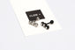 CZ Curved Bar Stud Earring Screw Back Earring Helix Cartilage Conch Tragus Sterling Silver Curved Bar Earring Silver Black