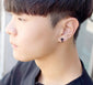 Cross Cartilage Earring Piercing For Men 16g Simple Cross Barbell Stud Earring