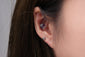 16g Crystal Cube Earring Multi Color Crystal Cube Stud Earring Cube Cartilage Earring Crystal Cube Earring Dice Earring Square Earring