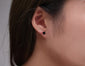 Tiny square stud earrings 16g geometric stud earrings  tiny 4mm square studs earrings   gold geometric studs hypoallergenic