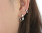 Twisted Hoop Earrings, Twist Earrings, Mobius Earrings, Large Hoops, Unique Hoop Earrings, Minimalist Earrings, Everyday hoops earring