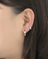 Twisted Hoop Earrings, Twist Earrings, Mobius Earrings, Large Hoops, Unique Hoop Earrings, Minimalist Earrings, Everyday hoops earring