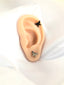 Butterfly stud earring 16G butterfly stud piercing Gold stud earring Best gift for her Gold butterfly stud butterfly earrings,Hypoallergenic