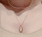 Necklace for women teardrop necklace  simple necklace teardrop  thin silver necklace  delicate teardrop necklaces  minimalist necklace