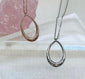 Necklace for women teardrop necklace  simple necklace teardrop  thin silver necklace  delicate teardrop necklaces  minimalist necklace