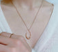 Necklace for women teardrop necklace  simple necklace teardrop  thin silver necklace  delicate teardrop necklaces  minimalist necklace