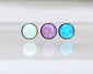 Opal Earring 16g Tiny Prism Opal Cartilage Helix Conch Rook Pierced Earring 4mm 6mm Opal Stud Earring Ball Labret