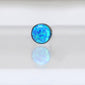 Opal Earring 16g Tiny Prism Opal Cartilage Helix Conch Rook Pierced Earring 4mm 6mm Opal Stud Earring Ball Labret