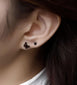Butterfly earrings Butterfly jewelrys Animal Earrings Screw back cz with ball Surgical steel Stud Earring Hypoallergenic 20G