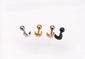 Crescent Earring 16g Minimalist Earring Moon Earring Crescent Moon Tragus Earring Gold Moon Earring Half Moon Earring