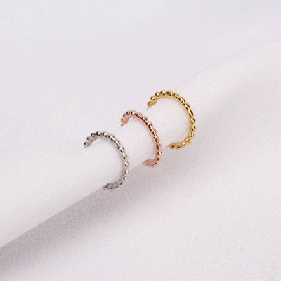 Tiny Ear Cuff No Piercing Sterling Silver Ear Cuff 14k Gold Plated Cuff Rose Gold Plated Cuff Conch Ear Cuff Plain Ear Cuff