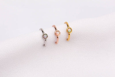 Ear Cuff No Piercing Opal Sterling Silver Ear Cuff No Piercing 14k Gold Plated Cuff Rose Gold Plated Cuff Conch Ear Wrap Plain Ear Cuff