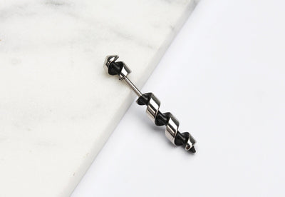 Screw Stud Earring 16g Drill Bit Earring Drill Earring Screw Nail Piercing Swirl Earring Punk Earring Screw Earring Nail Stud