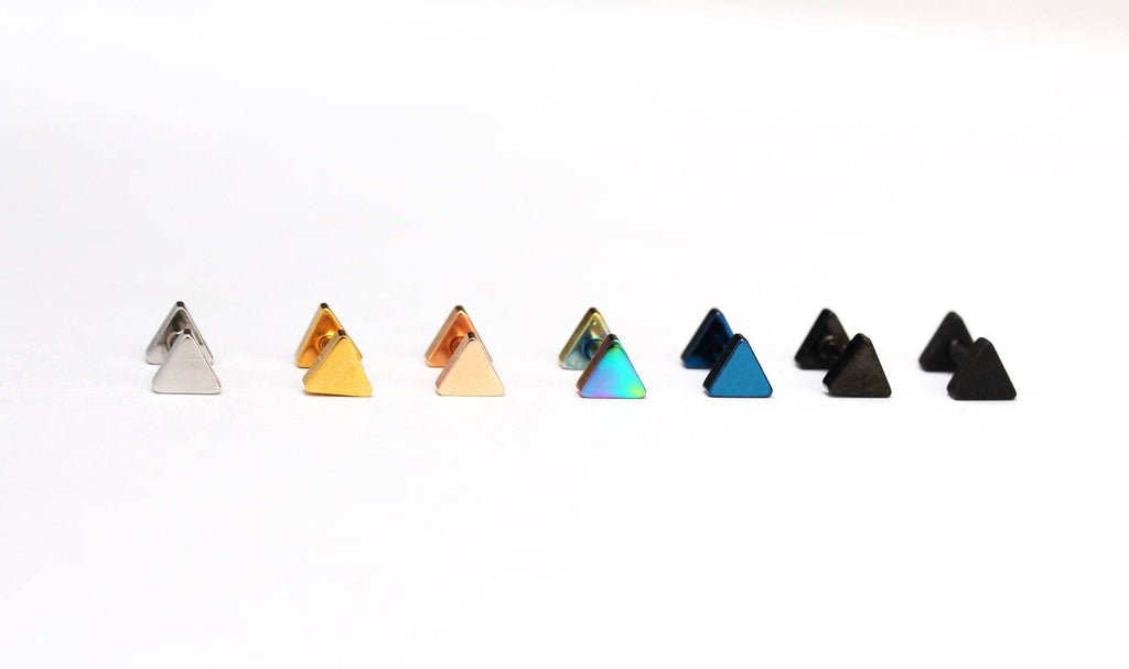 Tiny Triangle Pyramid Studs