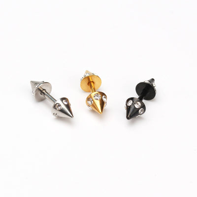 Spike Cartilage Earring 16g Spike Cone Cartilage Earrings Spike Conch Helix Cartilage Tragus Earring Ear Piercing 1piece