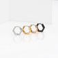 Hexagon Huggie Hoop Earrings Hexagon Earrings Gold Hoop Earrings Hexagon Hoop Earrings Gold Huggie Earrings Geometric Earrings