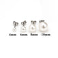 Heart Single Stud Earring Heart Cartilage Piercing Earring Silver Rose Gold Heart Jewelry Cartilage Helix Conch Piercing Dainty Earring