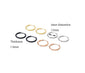 Thin Huggie Hoop Earrings 1.6mm Huggie Hoop Earrings Thin Silver Gold Black Cartilage Huggie Hoop Earring Kpop Earring BTS Earrings