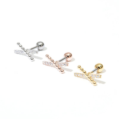 16g Cross Helix Piercing X Earring X Piercing Multiplication Helix Earring X Helix Piercing Dainty Stud Piercing Helix