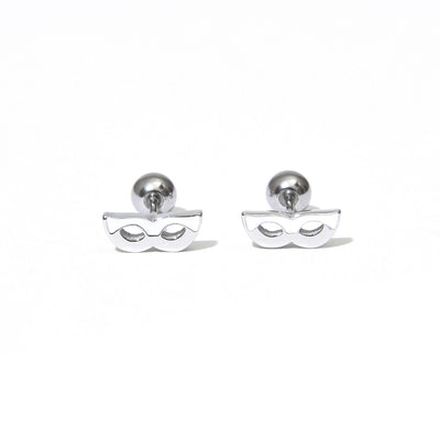 Masquerade Mask Earrings 20g Masquerade Earrings Cartilage Earrings Tiny Masquerade Mask Piercing Earring Screw Back Ball 1 Pair (2pieces)