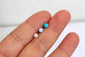 16g Opal Cartilage Earring 4mm Tiny Opal Stud Earring 4mm Opal Candy Ball Stud Surgical Steel Earring Cartilage Conch Helix Piercing